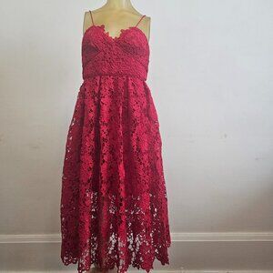 Donna Morgan Women's Dress Red Sleeveless Size 2